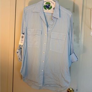 Babaton Sky Blue Utility Shirt